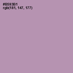 #B593B1 - Amethyst Smoke Color Image