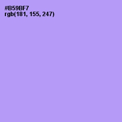 #B59BF7 - Dull Lavender Color Image