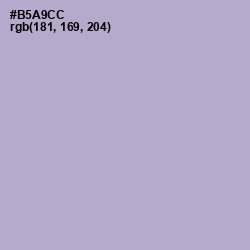 #B5A9CC - London Hue Color Image