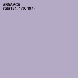 #B5AAC5 - London Hue Color Image