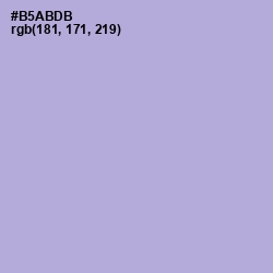 #B5ABDB - Cold Purple Color Image