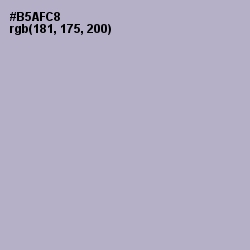 #B5AFC8 - London Hue Color Image