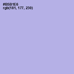 #B5B1E6 - Biloba Flower Color Image