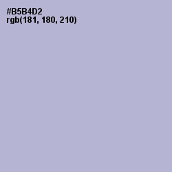 #B5B4D2 - Lavender Gray Color Image