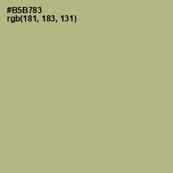 #B5B783 - Swamp Green Color Image