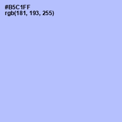 #B5C1FF - Spindle Color Image