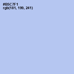 #B5C7F1 - Spindle Color Image