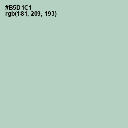 #B5D1C1 - Surf Color Image