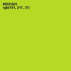 #B5D925 - Key Lime Pie Color Image