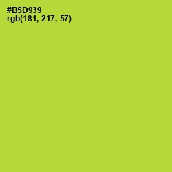 #B5D939 - Key Lime Pie Color Image