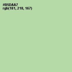 #B5DAA7 - Moss Green Color Image