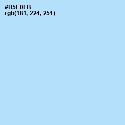 #B5E0FB - Sail Color Image