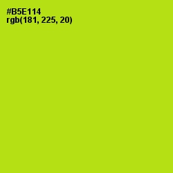 #B5E114 - Inch Worm Color Image