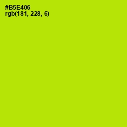 #B5E406 - Inch Worm Color Image