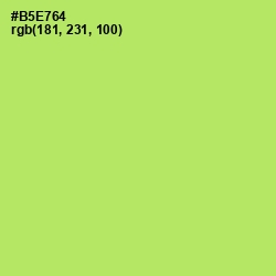 #B5E764 - Conifer Color Image