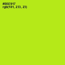 #B5E917 - Inch Worm Color Image