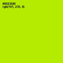 #B5EB00 - Inch Worm Color Image