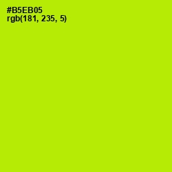 #B5EB05 - Inch Worm Color Image