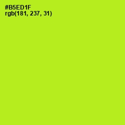 #B5ED1F - Inch Worm Color Image