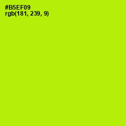 #B5EF09 - Inch Worm Color Image
