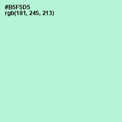 #B5F5D5 - Magic Mint Color Image