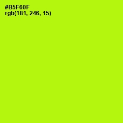 #B5F60F - Lime Color Image