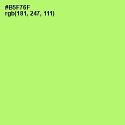 #B5F76F - Conifer Color Image