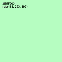 #B5FDC1 - Magic Mint Color Image