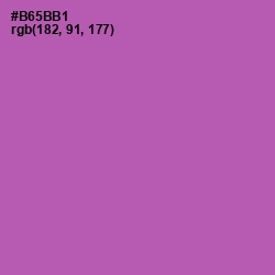 #B65BB1 - Wisteria Color Image