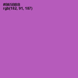 #B65BBB - Wisteria Color Image