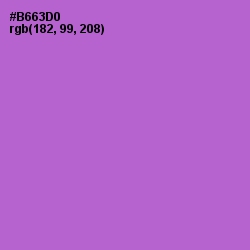 #B663D0 - Lavender Color Image