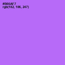 #B66AF7 - Lavender Color Image