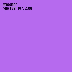 #B66BEF - Lavender Color Image