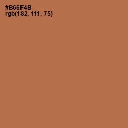 #B66F4B - Santa Fe Color Image