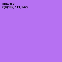 #B671F2 - Lavender Color Image