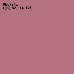 #B6727E - Coral Tree Color Image