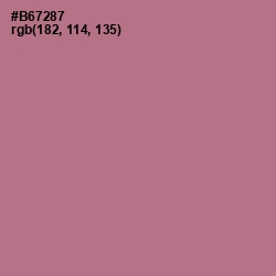 #B67287 - Turkish Rose Color Image