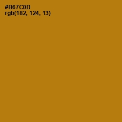 #B67C0D - Pirate Gold Color Image