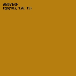 #B67E0F - Pirate Gold Color Image