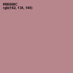 #B6868C - Brandy Rose Color Image