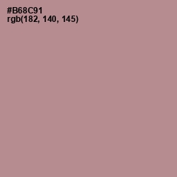 #B68C91 - Quicksand Color Image