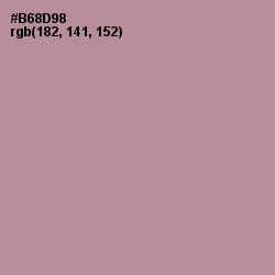 #B68D98 - Del Rio Color Image