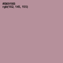 #B6919B - Del Rio Color Image