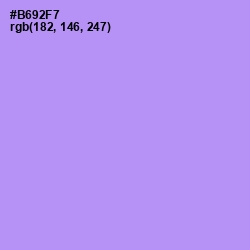 #B692F7 - Dull Lavender Color Image