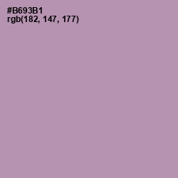 #B693B1 - Amethyst Smoke Color Image