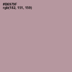 #B6979F - Thatch Color Image