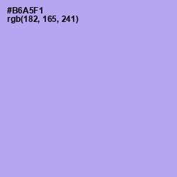 #B6A5F1 - Biloba Flower Color Image