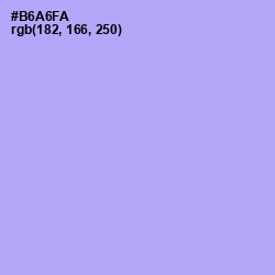 #B6A6FA - Biloba Flower Color Image