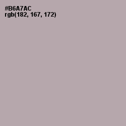 #B6A7AC - Silver Chalice Color Image