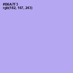 #B6A7F3 - Biloba Flower Color Image